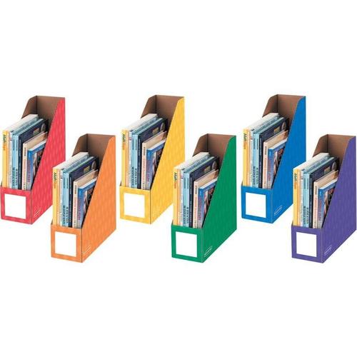 Bankers Box® Classroom Magazine File Organizers, 4Inch, 6 Pack