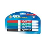 Expo 840 86674T Markers Expo Low Odour Dry Erase Whiteboard Marker Fine Point Package of 4