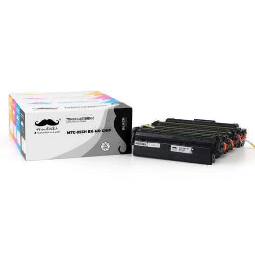 Canon 055H Compatible Toner Cartridge Combo High Yield BK/C/M/Y - No Chip - Moustache®