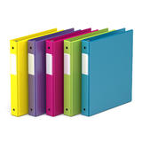 Davisgroup 8101 6 Binders DavisGroup Easyview Two Tone Overlay Binders Angled D Rings