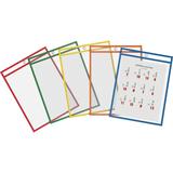 QuickFit 40110 Report Covers Portfolios QuickFit Educational Dry Erase Pockets 9 x 12 10 Pack Assorted Colours