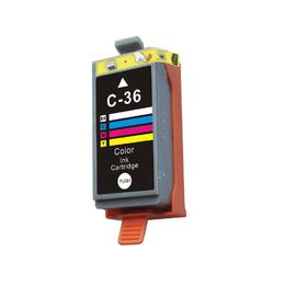 CLI 36 C Ecobox PIXMA iP100 Canon CLI36 1511B002 Compatible Color Ink Cartridge Ecobox