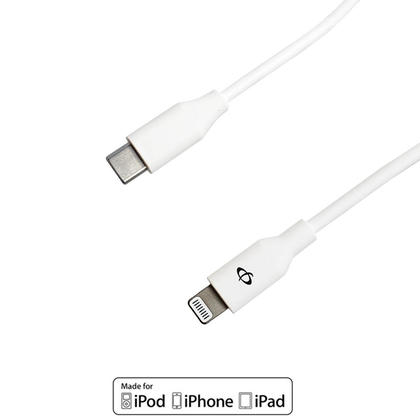 Câble Lightning vers USB Type-C pour iPhone - Blanc