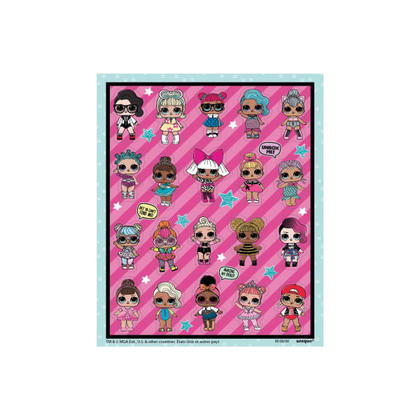 LOL Surprise Sticker Sheets, 4ct