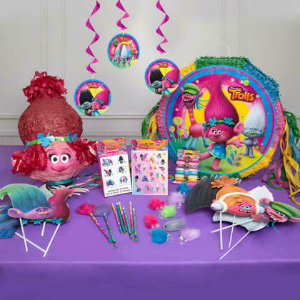 Trolls Hanging Swirl Decorations, 26", 3ct