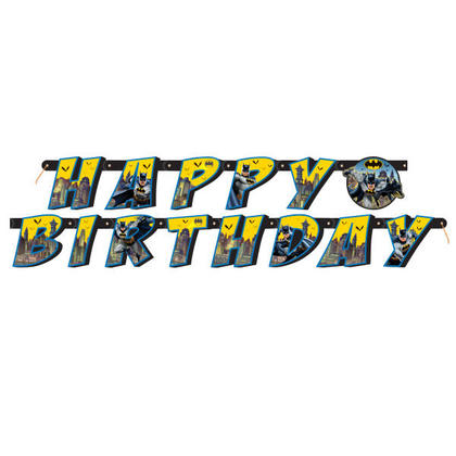 6ft Batman Large Jointed Banner, 1Pc