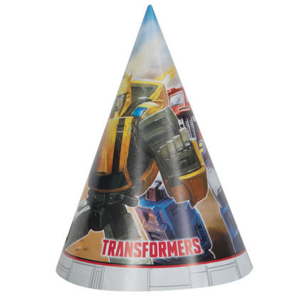 Transformers chapeaux de fête, 8ct