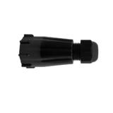 Other Brands Cab CN BT IP68 BK IP Rated Cables Accessories RJ45 IP68 Waterproof Shroud for RJ45 Male Cable Fits Cable OD of 5