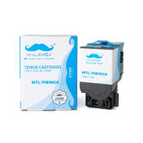 Moustache M 71B1HC0 CX417de Lexmark 71B1HC0 Compatible Cyan Toner Cartridge High Yield Moustache