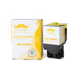 Moustache M 71B1HY0 CX417de Lexmark 71B1HY0 Compatible Yellow Toner Cartridge High Yield Moustache