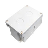 Other Brands Cab SB EBH2 WH IP Rated Cables Accessories Single Gang Surface Mount Box with 2x Ethernet Bulkhead Knockouts Wat
