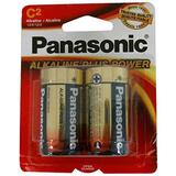 Panasonic Cab C 2AL Battery Charger C Size Alkaline Batteries 2 Pack Panasonic