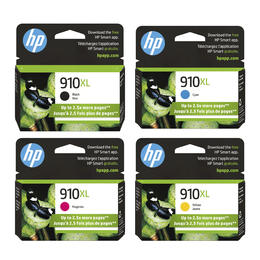 HP HP 910XL OEM Combo OfficeJet Pro 8028 HP 910XL Original Ink Cartridge Combo High Yield BK C M Y