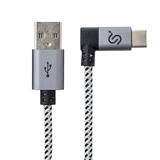 PrimeCables Cab PC 08009 USB 2 0 USB 2 0 Type A Male Straight to USB C Type C Male Right Angle 90 Degree Converter PrimeCable