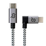 PrimeCables Cab PC 08012 USB 3 0 USB C Cable Right Angle 90 Degree Nylon Braided USB Type C Cable Fast Charging Cord PrimeCab
