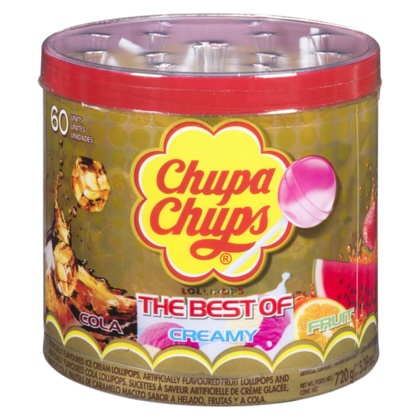 CHUPA CHUPS LOLLIPOPS 60 COUNTS 720g