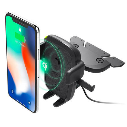 Easy One Touch Wireless Qi 9W Fast Charge CD Mount - iOttie