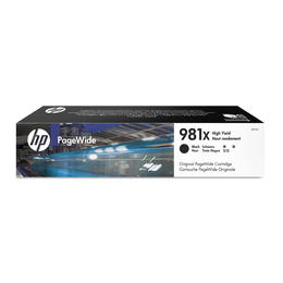 HP 981X BK OEM PageWide Enterprise Color 556dn HP 981X L0R12A Original Black PageWide Ink Cartridge High Yield