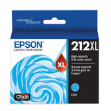 Epson Epson T212XL220 C OEM WorkForce WF 2850 Epson 212XL T212XL220 Original Cyan Ink Cartridge High Yield