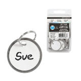 Merangue 1024 3011 00 000 Keys Management Merangue White Key Tags 1 1 4 Diameter 50 Pack