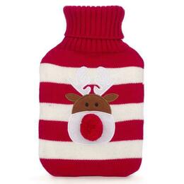 Other Brands LVAT I8871 Home Health Care Premium Classic Rubber Hot Water Bottle with Cover 8 x 13 in