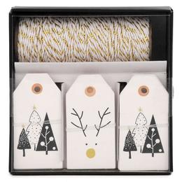 Other Brands LVAT KG1107 Gift Novelties Holiday gift tags twine set