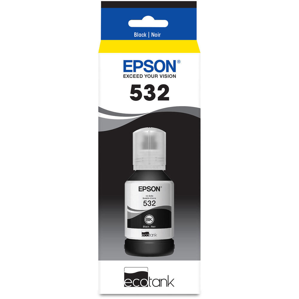 Epson T532 T532120S EcoTank Original Black Ink Bottle Extra High Yield