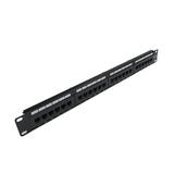 Other Brands Cab PP 24C6 110 RJ45 Patch Panel 24 Port CAT6 Patch Panel 19 Rackmount 1U 110 Punch Down