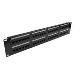 Other Brands Cab PP 48C6 110 RJ45 Patch Panel 48 Port CAT6 Patch Panel 19 Rackmount 2U 110 Punch Down