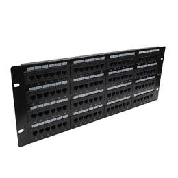 Other Brands Cab PP 96C6 110 RJ45 Patch Panel 96 Port CAT6 Patch Panel 19 Rackmount 4U 110 Punch Down