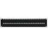 Other Brands Cab PP 48C6 PT RJ45 Patch Panel 48Port CAT6 Patch Panel 19 Rackmount 2U Pass Through