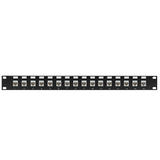 Other Brands Cab PP 16C6AW PT RJ45 Patch Panel 16 Port Cat6a Patch Panel 19 Rackmount 1U Pass Through