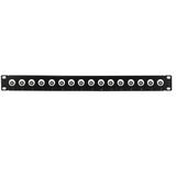 Other Brands Cab PP BNC50 16 A V Patch Panel 16 Port 50 Ohm BNC Patch Panel 19 inch Rackmount 1U