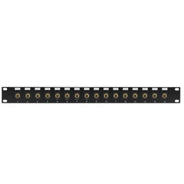 Other Brands Cab PP TVF 16 A V Patch Panel 16 port F Type Patch Panel 19 inch Rackmount 1U