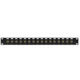 Other Brands Cab PP TVF 16 A V Patch Panel 16 port F Type Patch Panel 19 inch Rackmount 1U