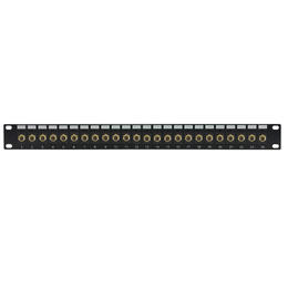 Other Brands Cab PP TVF 24 A V Patch Panel 24 port F Type Patch Panel 19 inch Rackmount 1U