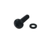 Other Brands Cab RM SC02 100BK Cage Nuts Screws Accessories Rack Screw 12 24 Thread 3 4 inch Length Black Oxide 100 Pack