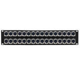 Other Brands Cab PP XLR 32F A V Patch Panel 32 Port XLR Female Patch Panel 19 inch rackmount 2U