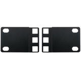 Other Brands Cab RM 650 1U Cage Nuts Screws Accessories 1U 23 inches to 19 inches Reducer Panel Adapter Square Hole Black Pai
