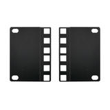 Other Brands Cab RM 650 2U Cage Nuts Screws Accessories 2U 23 inches to 19 inches Reducer Panel Adapter Square Hole Black Pai