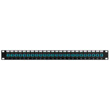 Other Brands Cab PP FO804 24 Fiber Optic Patch Panel 24 Port SC SC Multimode 50u OM3 4 Simplex Patch Panel 19 Rackmount 1U