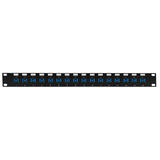Other Brands Cab PP FO604 16 Fiber Optic Patch Panel 16 Port SC SC Singlemode 9u Simplex Patch Panel 19 Rackmount 1U