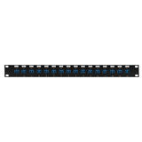 Other Brands Cab PP FO208 16 Fiber Optic Patch Panel 16 Port LC LC Singlemode 9u Duplex Patch Panel 19 Rackmount 1U