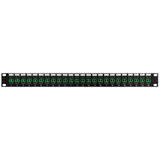 Other Brands Cab PP FO208A 24 Fiber Optic Patch Panel 24 Port LC LC APC Singlemode 9u Duplex Patch Panel 19 Rackmount 1U