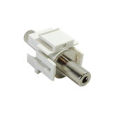 Other Brands Cab WP IN 35MM4C Audio Video keystone Jacks 3 5mm 4C TRRS F F Keystone Wall Plate Insert White