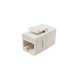Other Brands Cab JK 8C6AFF WH RJ45 Keystone Inserts Cat6a RJ45 Female to Female Keystone Jack White