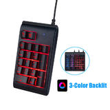 NUMBERPAD 520 Keyboards Wired 19 Keys Numeric keypad with 3 Color RGB Backlight