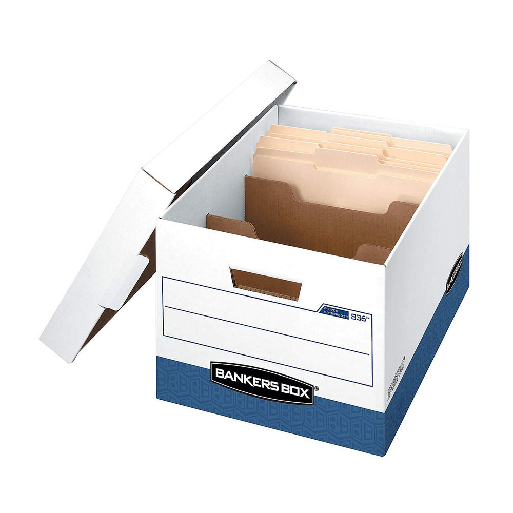 Bankers Box® RKive® DividerBox™ HeavyDuty FastFold File Storage Box