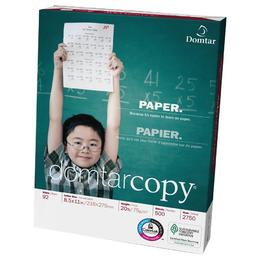 Domtar n 851 779311 Copy Multiuse Paper DomtarCopy Copy Paper 20 lbs 92 Bright Letter Legal 11 x 17 3 Holes 500 Sheets Ream