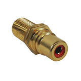Other Brands Cab AD FR All Wall Plate Inserts RCA Female to F Type Female Bulkhead for 3 8 Inch Hole